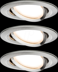 93878 Nova Plus Coin recessed light, 6 W, 2700 K, 50°, round, set of 3