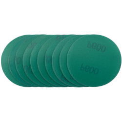 Draper 04419 Wet &amp; Dry Sanding Discs - Hook &amp; Loop 75mm 600 Grit (10 Pk)