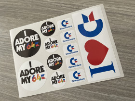 I adore my C64 sticker set