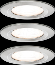 93440 Nova recessed light, 6.5 W, 2700 K, rigid, round, set of 3