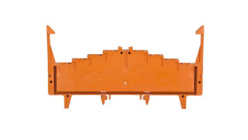 Złączka Potencjałowa 4-Piętrowa Z Zatrzaskami Pomarańczowa 727-225/023-000...