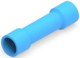 Butt connectorwith insulation, 1.25-2.0 mm², AWG 16 to 14, blue, 26.16 mm, 35244