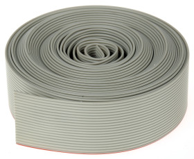 Kabel taśmowy 20-żyłowy raster 1.27mm Płaski, AWG 28 AWG Nieekranowany 7 HARTING 26.33 mm