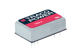 Przetwornica DC-DC, 8W, Uwe 36 75 V DC, Uwy 5V dc, Iwy 1.5A Nie, TRACOPOWER Nie
