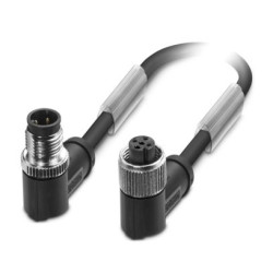 Przewód czujnik-siłownik ze złączem Złącze M12 liczba rdzeni 3 długość 620mm Rodzaj A Męskie Złącze B Złącze M12