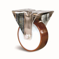 Koło samonastawne średnica kabla 125mm Płyta Guitel Hervieu 200kg wysokość całkowita 155mm