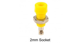 Banana socket - 2mm yellow (224-M5-I-J) - Electro-PJP