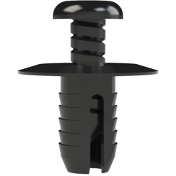 Expanding rivet, black, hole Ø 8 mm, L 14 mm, PA, for clamping range 3 - 10 mm, 072.11.880