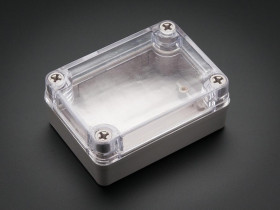Adafruit Small Plastic Project Enclosure - Weatherproof with Clear Top