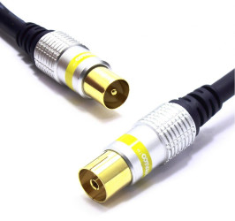 KABEL ANTENOWY TV WTYK - GNIAZDO 1,5M AK50