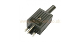 6/250 P770 3 pin un-shrouded plug - Bulgin