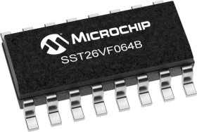 Pamięć flash 64Mbit 16-pinowy SOIC SPI, SQI