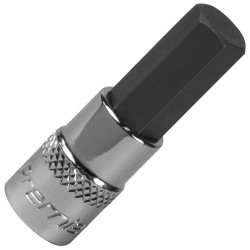 Sealey SBH006 Hex Socket Bit 8mm 1/4&quot;Sq Drive