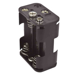 Uchwyt do baterii, x 6, maks. Ø 14.5mm, montaż zatrzaskowy