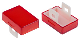 Rectangular red lens for 16mm switch