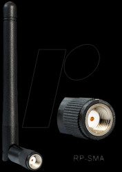 88339 WIFI 802.11 b/g/n aerial, RP-SMA, 2-dBi omnidirectional joint