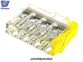 SzybkozĹÄczka 4x1,5-2,5mm2 transparentna x1szt.