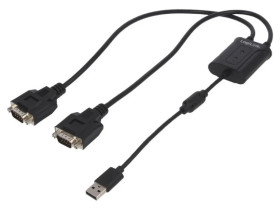 Konwerter, D-Sub 9-PINx2/USB A AU0031