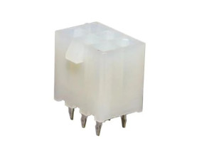 Wtyk PCB 6-pinowe raster: 4.2mm 2-rzędowe Molex Przewlekany 9.0A 600.0 V.
