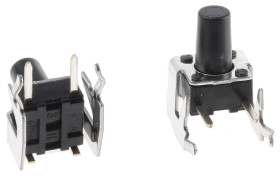 Przełącznik klawiaturowy SPST 50 mA przy 12 V DC 10.9mm 5.8mm Zatrzaskowy