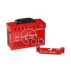 Skrzynka blokowania grupowego LOTO Safety Redbox - czerwona, 145579