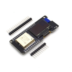 ESP-WROOM-32 With 0.96'' OLED Display - WiFi + Bluetooth ESP32 NodeMCU Module with CP2102 Micro-USB - Arduino
