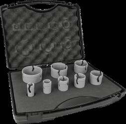 324991 Tile drill bits, Cera Expert Highspeed case, 8-piece