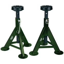 Draper Expert 04339 Axle Stands, 3 Tonne, Green (Pair)