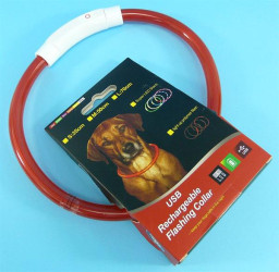 OBROŻA ŚWIECĄCA 50cm CZERWONY