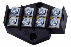 Listwa zaciskowa rozgałęźna 4x10mm2 romb /25szt/ 68526