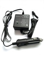 ZSS12/2 Zasilacz samochodowy 12V/2A Uwe=24V + wymienne wtyki - WYPRZEDAŻ - 1 szt. w magazynie