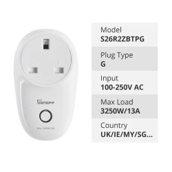 Itead SONOFF S26R2ZB Zigbee Smart Plug - GB-IE