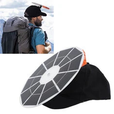 20W Panel Solarny Czapka 5V Przenośna Ładowarka do Urządzeń Mobilnych z 2 Portami USB Typ C DC Ładowalna Czapka na Aktywności na
