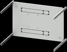 Mounting plate, metal, (L x W x H x D) 600 x 600 x 300 x 400 mm, for 3KL5 to 400A, 3- or 4 pole, 8PQ6000-2BA72