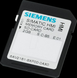 6AV2181-8XP00-0AX0 SIMATIC HMI memory card, 2 GB, indoor