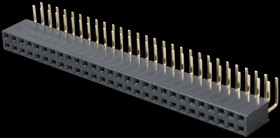 5PS1RDA85-228GBNNNAU-00 2x 28-pin socket terminal strip, angled, RM 2.54