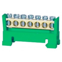 Listwa zaciskowa nieizol. 7x ziel. LZ7/Z PAWBOL