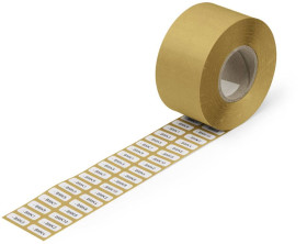 WAGO 210-811 Etykieta do druku termotransferowego 20 x 7 mm Kolor pola etykiety: biały Ilość etykiet: 3000