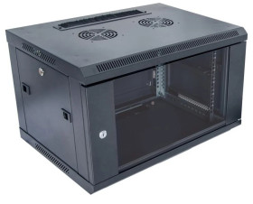 Szafa wisząca RACK 19 cali 6U 600x450x370 CCSW-0604-06U