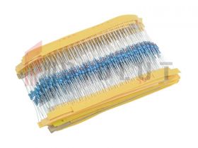 Zestaw Rezystorów metalizowane 0,25W 1% 20x30 typów 600szt.