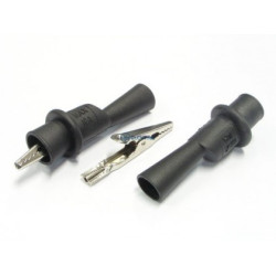 krokodyl 2mm izolowany 67mm czarny