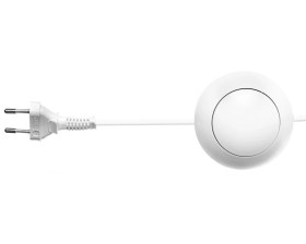 Przewód przyłączeniowy 300cm z wyłacznikiem nożnym biały SP/WN3,0(2X0,75)BIA PRW10000402