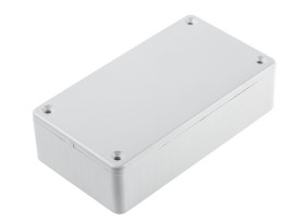 Obudowa Tworzywo ABS odporne na ogień szerokość zew. 62 mm długość zew. 112 mm wys. zew. 31 mm Hammond IP54 Szary