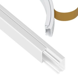 Korytko Kablowe Kanał MKI 15/25mm z Taśmą Samoprzylepną Biały - 2 m