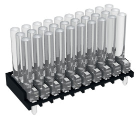 Światłowód do LED, sztywny, prosty, dł. 30mm, 3-rzędowy, 30-drożny, , MENTOR