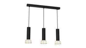 Lampa Wisząca Dante Black/Gold 3Xgu10 Mlp7249 Milagro