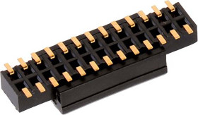 Gniazdo PCB 10 -pinowe 2 -rzędowe raster: 1.27 Wejście od spodu Pionowy SMD