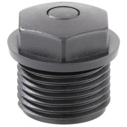 Spelsberg 20301601 Plug M16 polyethylene black with sealing membrane