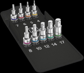 05004201001 Zyklop bit socket set with 1/2" drive