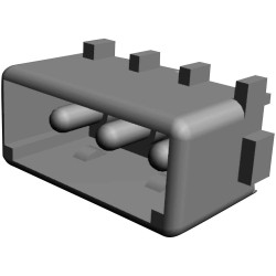 TE Connectivity 350210-1 MATE-N-LOK Pin Housing 3 Pins 5.08mm Spacing